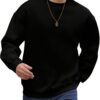 Men's Soft Long-Sleeve Athletic Crewneck Sweatshirt for Everyday Activities