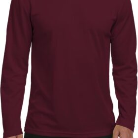 Men Long Sleeve Sun Shirt Lightweight Workout UV Protection Quick Dry Hiking Tee Shirts Cycling Fishing Athletic Tops