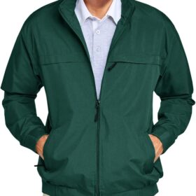 Men's Lightweight Full-Zip Jacket with a Stand Collar