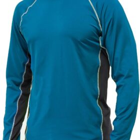 Rash Guard Men Swim Shirt Long Sleeves Diving Rash Vest Fit Top T-Shirt