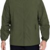 Men's Packable Rain Shell Jacket for Golf and Outdoor Recreation