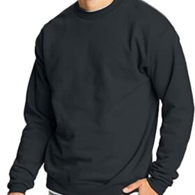 Men's Fleece Pullover Crewneck Sweatshirt for Daily Comfort