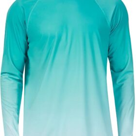 Men Swim Shirts UPF 50+ Rash Guard Long Sleeve Sun UV Protection Beach Shirts Quick Dry Fishing T-Shirt
