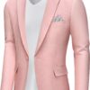 Men's Lightweight Slim-Fit Blazer for Casual and Formal Outfits