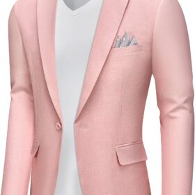 Men's Lightweight Slim-Fit Blazer for Casual and Formal Outfits
