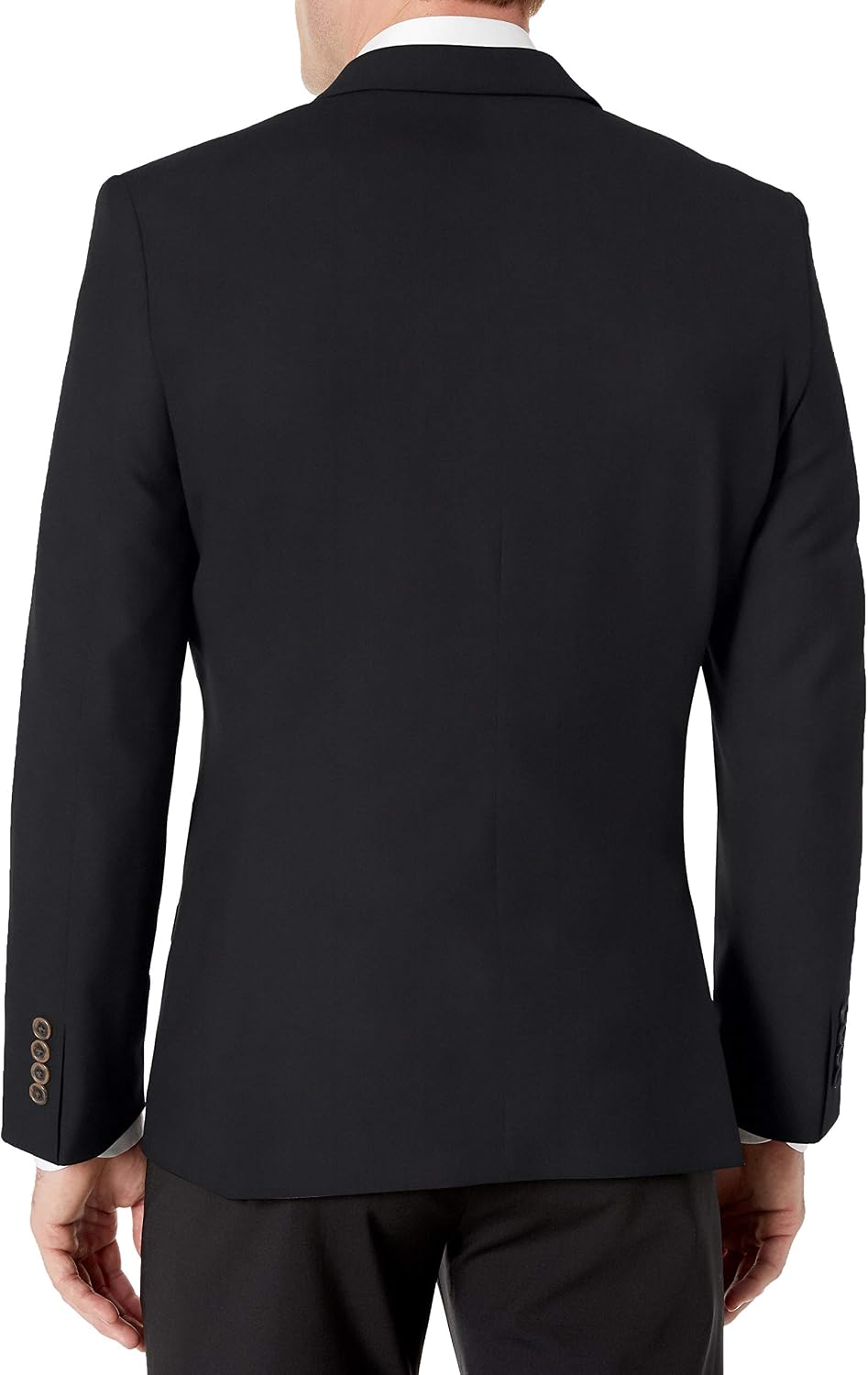 Men's Long-Sleeve Stretch Blazer with a Button-Front Closure - Image 2