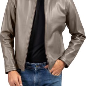 Men's Everyday Lambskin Leather Jacket with Timeless Styling