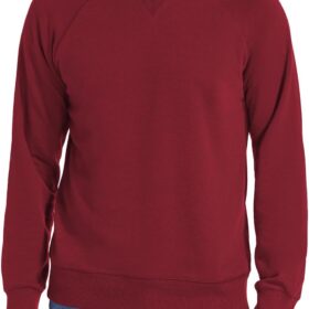 Men's Casual Cotton-Blend French Terry Crewneck Pullover