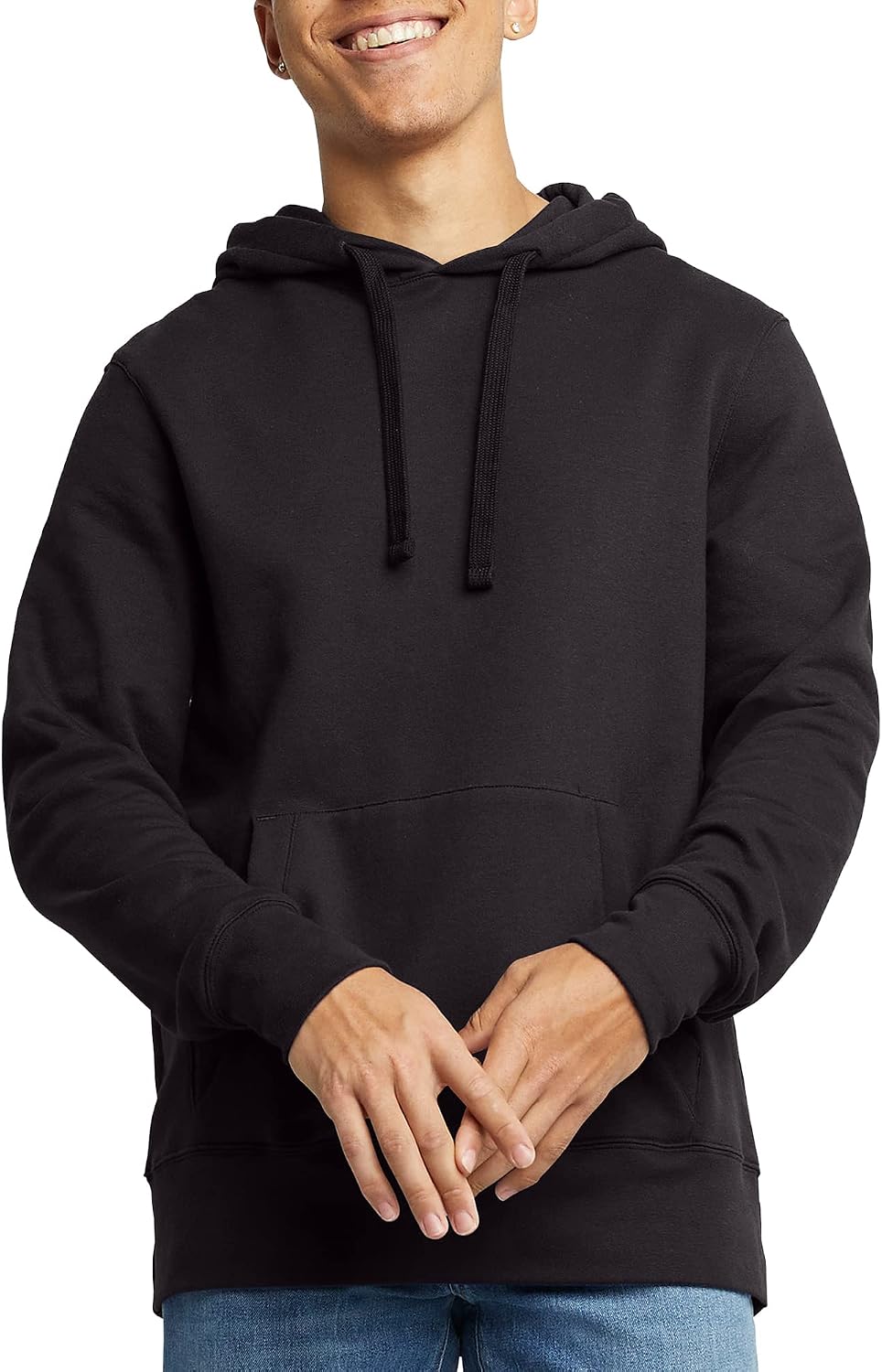 Men's Midweight Fleece Pullover Hoodie for Everyday Comfort