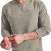 Men's Tri-Blend French Terry Crewneck Sweatshirt with a Casual Fit