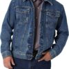 Men's Western-Inspired Unlined Denim Jacket with Classic Styling